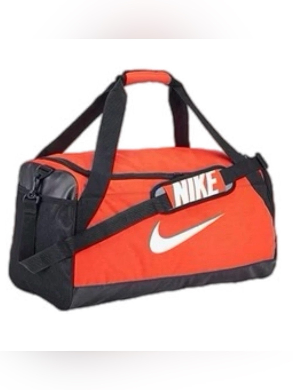 Nike Orange and Black Sports Duffel Bag | I’m new here, try this item at a low $